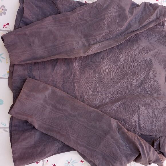 VtgJoEdSophisticates 2Pieces10 StripedGrayR/stones LaceDress& L/SlButton Blazer - Picture 10 of 16